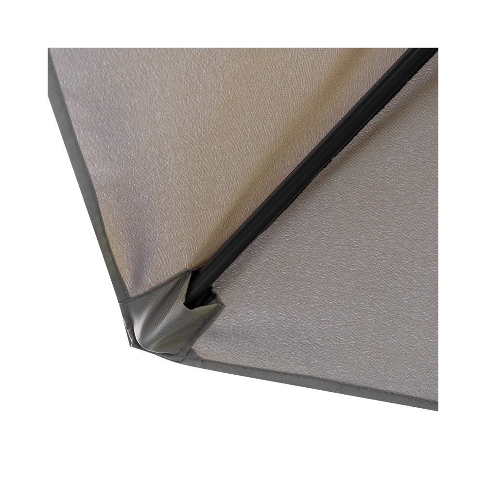 CONTINI Ampelschirm Ø 3m taupe