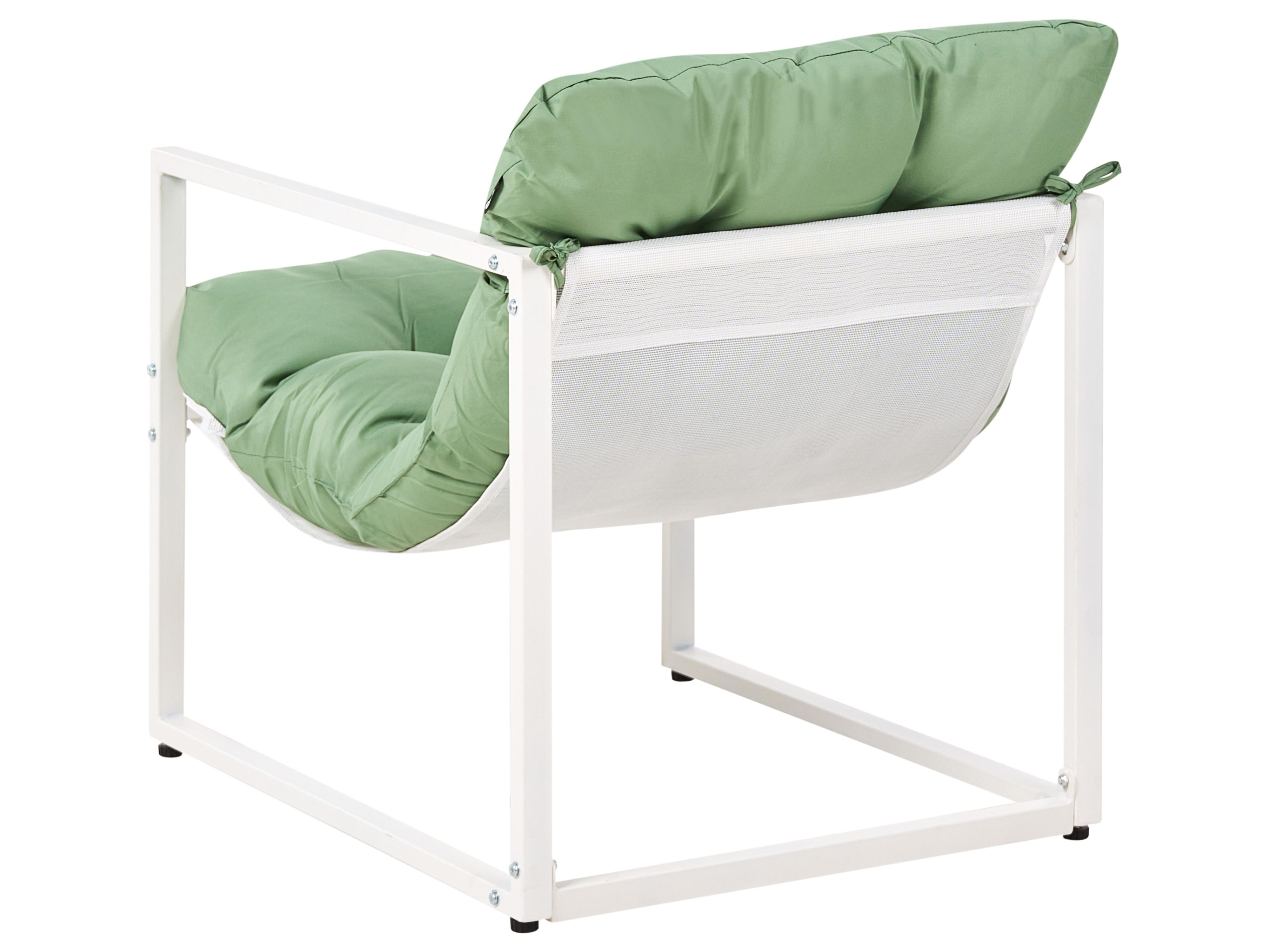 Loungeset met tafel 4-zits GARDA Metaal Groen
