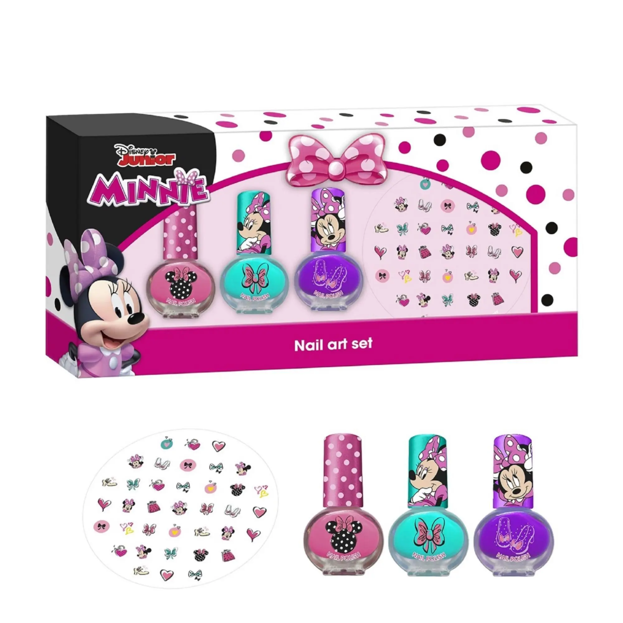 Produits - Coffret Vernis - Minnie Trio vernis & Autocollants ongles- Femme