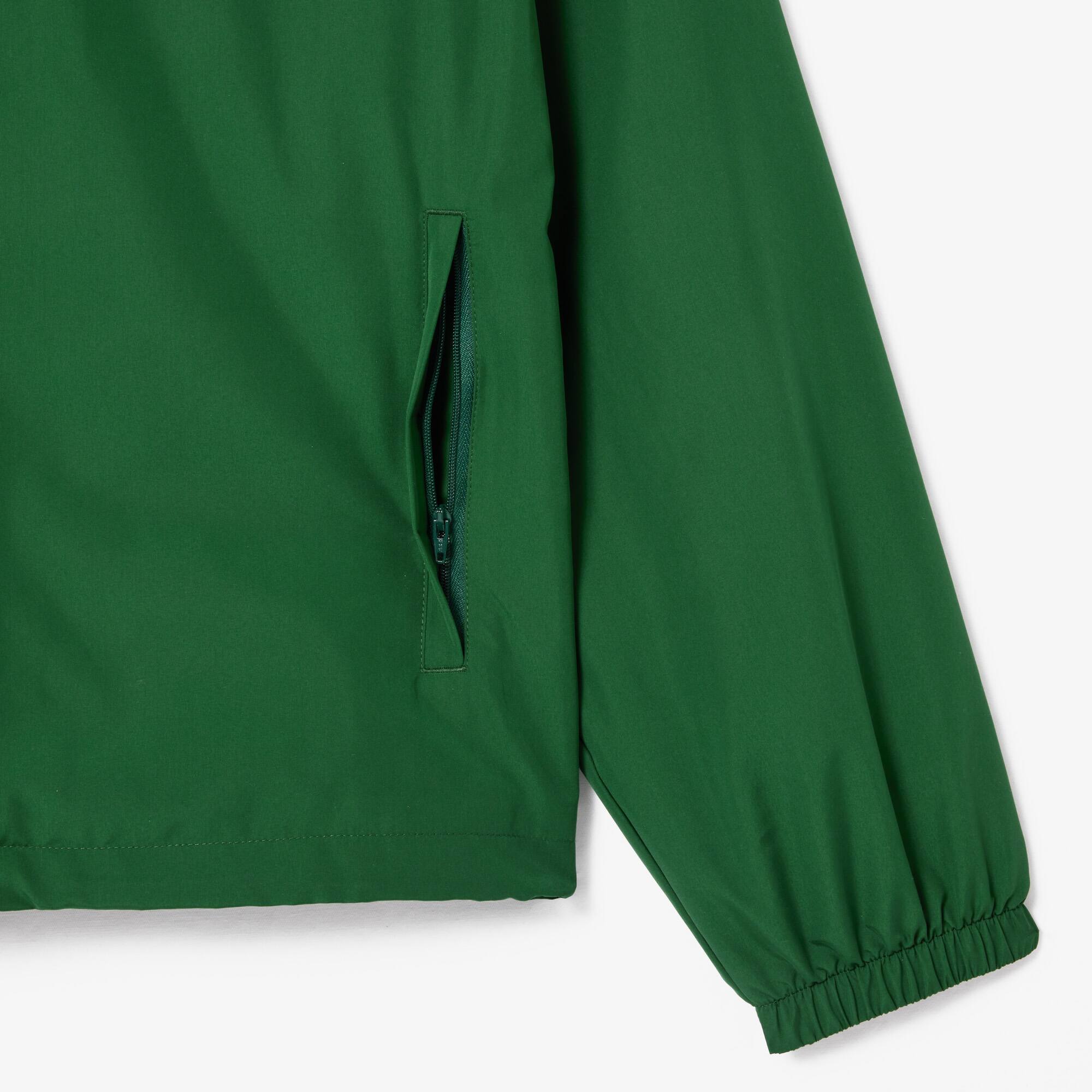 Veste courte Sportsuit avec capuche amovible en tissu déperlant Manteaux & Vestes - Vert - Lacoste - Homme