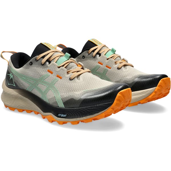 Chaussure trail ASICS GEL-TRABUCO 12 FEATHER GREY/DARK MINT