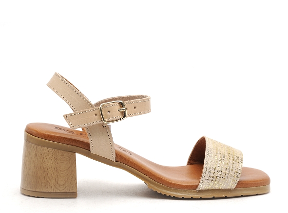 Eva frutos nu pieds talons femme 3490 beige
