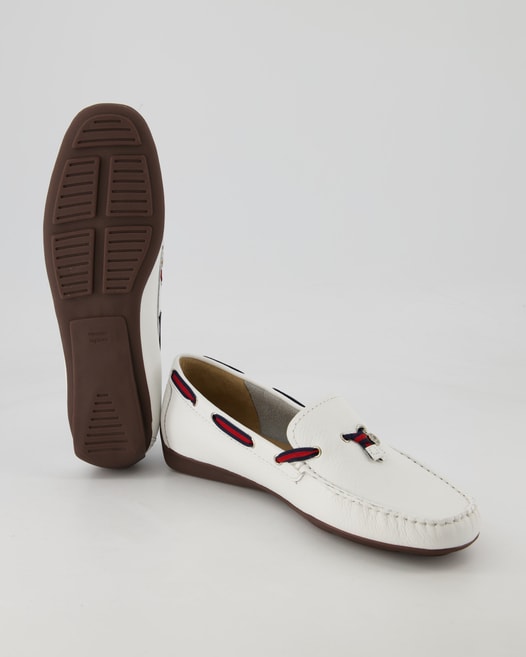 Ralph Harrison Albany Slipper in Weiß