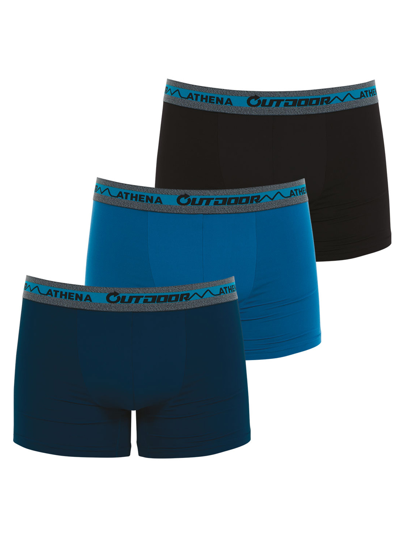 Lot de 3 boxers recyclé homme Outdoor