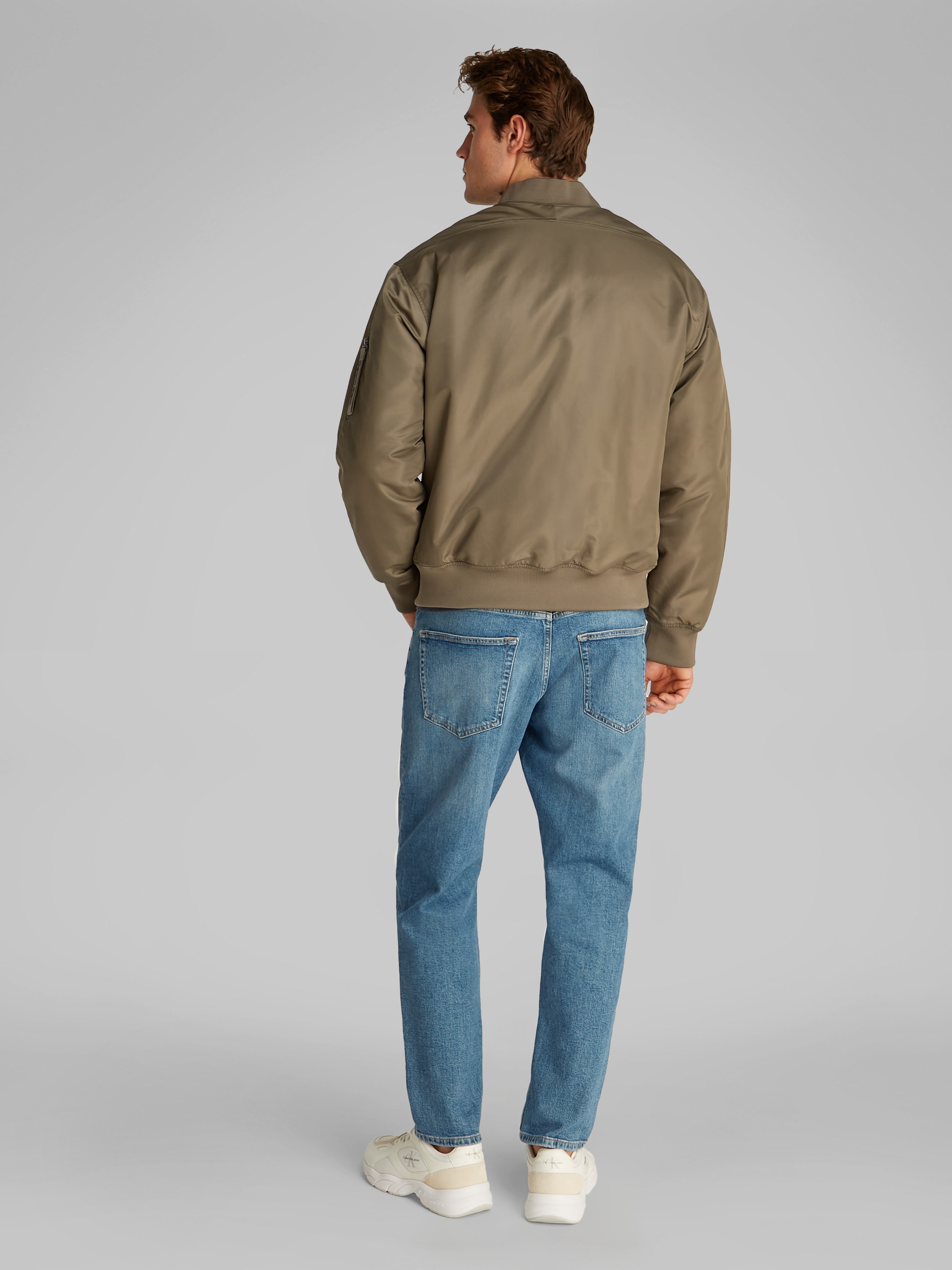 Calvin Klein Jeans Blouson »LS JEANS HERO BOMBER« mit Strickbündchen