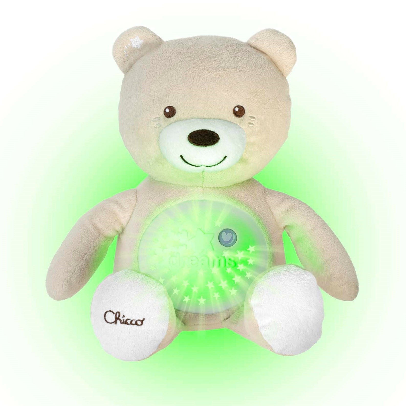 Chicco licht projector beer wit