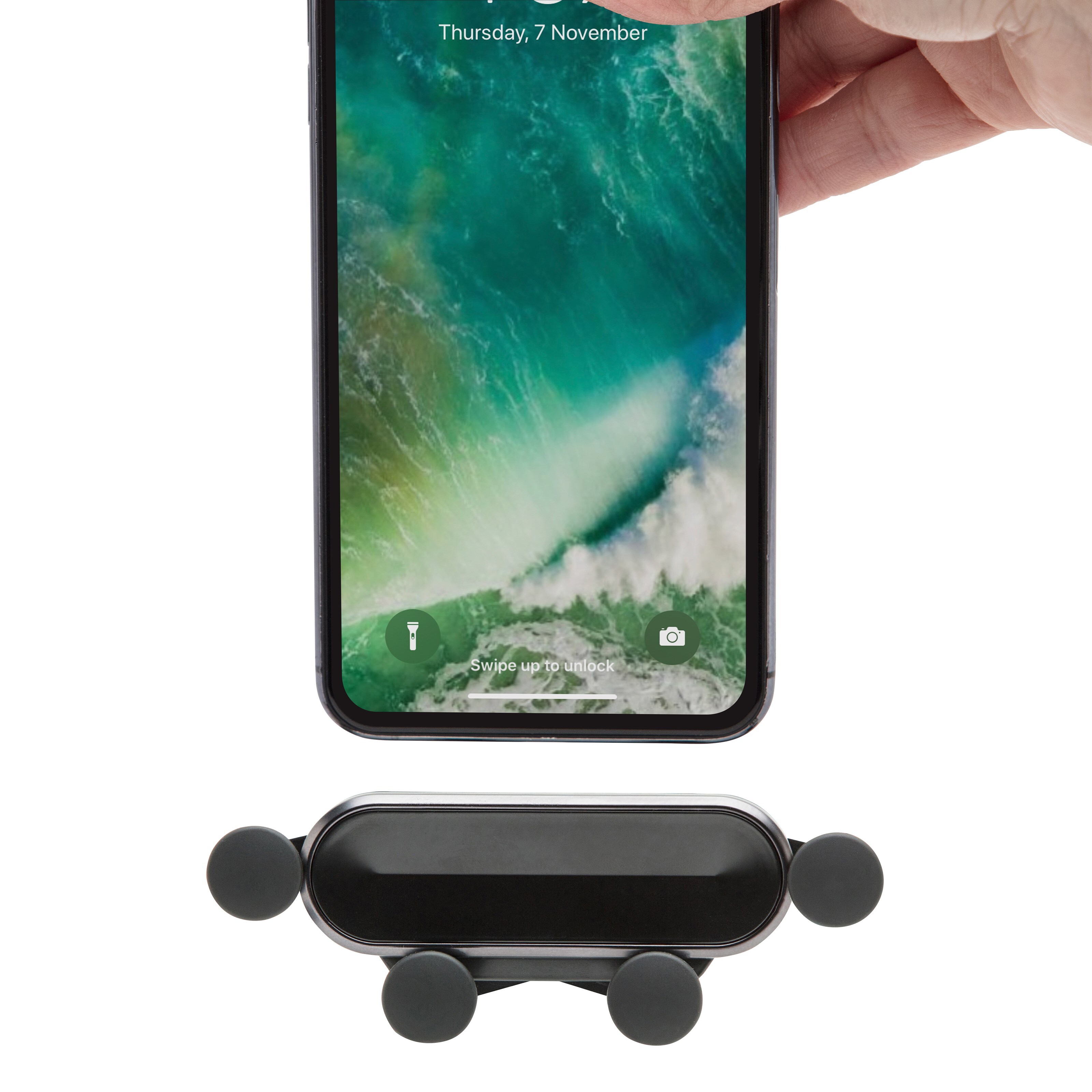 Linocell Mobilholder med hurtigfeste for frontrute