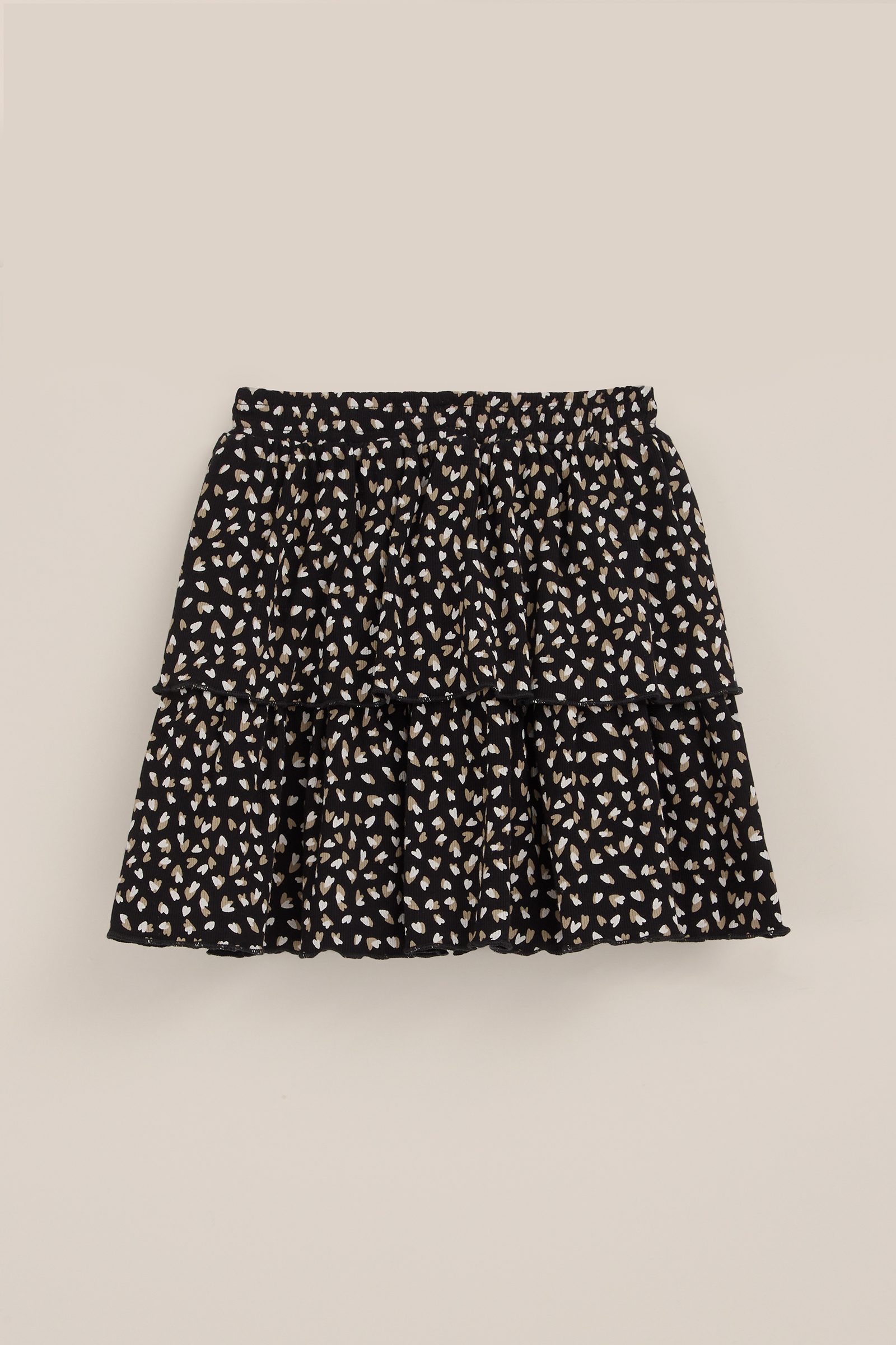 Meisjes rok met dessin WE Fashion Zwart
