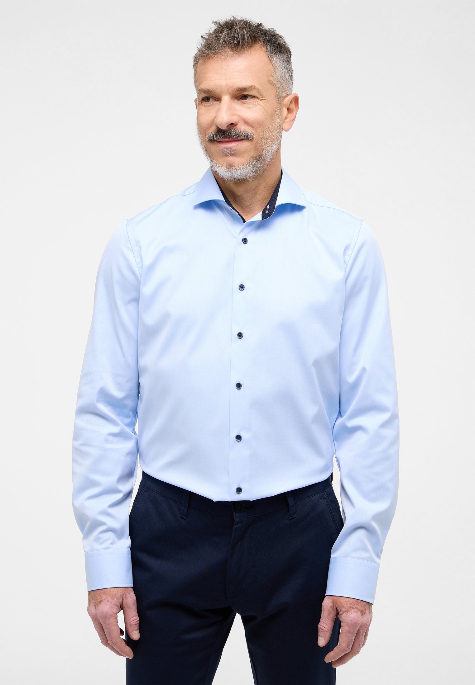 Eterna Langarmhemd »SLIM FIT«, NON IRON (bügelfrei)