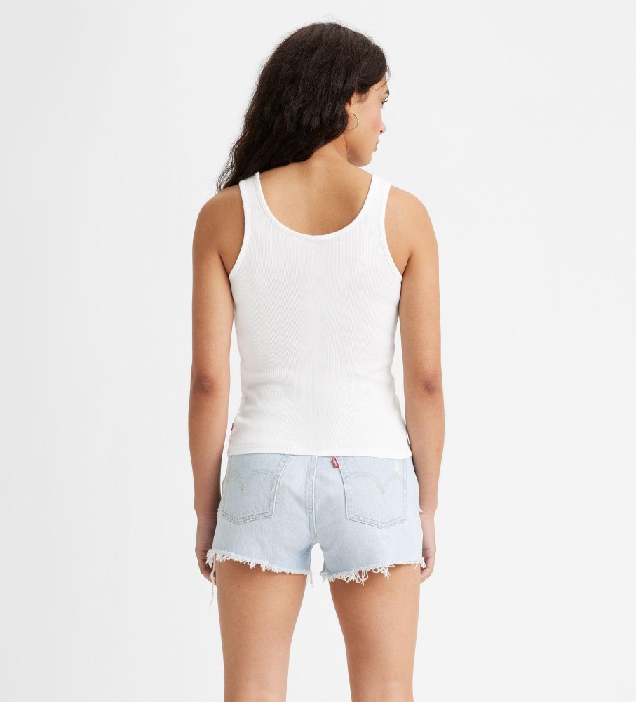 Regata canelada essencial da Levi's, branca