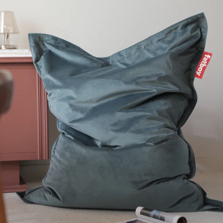 Fatboy - Sitzsack Original Slim Velvet recycled, rhubarb