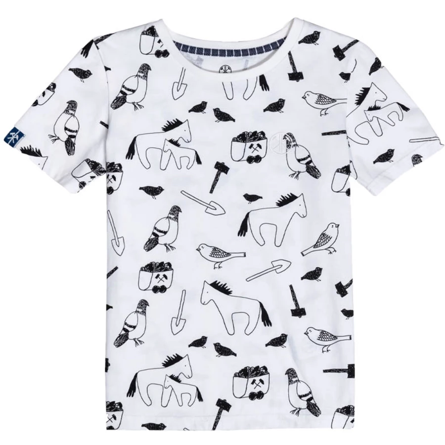 Kohlenknirpse T-Shirt Tierische Kumpel EcruAllover