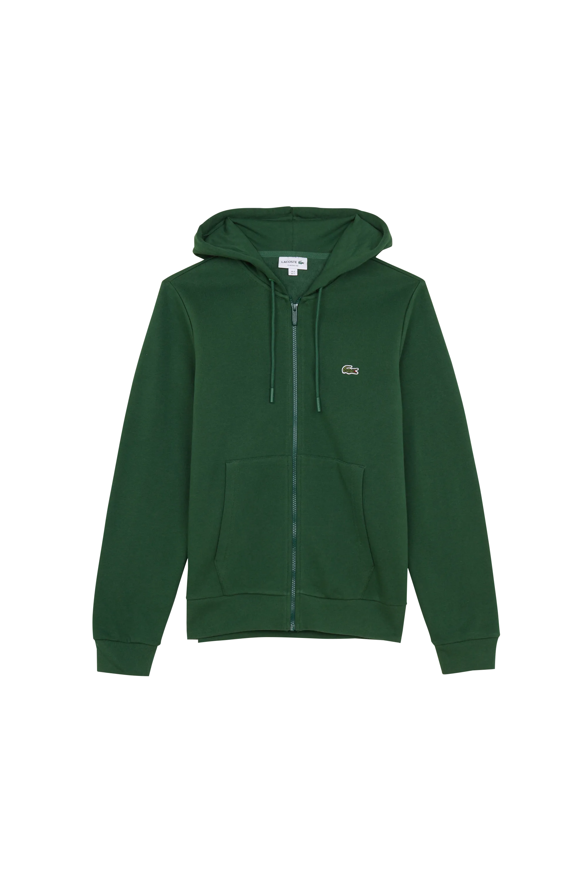 LACOSTE Hoodie zippé SWEA SH9626-00 HOOD ZIP CORE SO Vert
