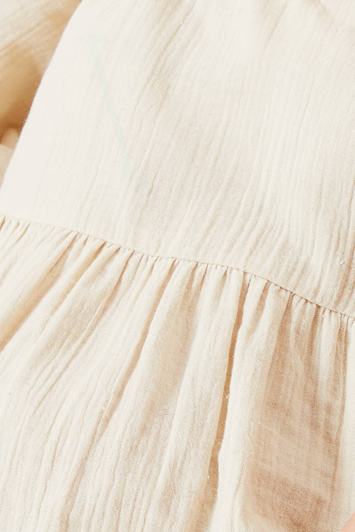 Wallis Robe Smock Étagée Texturée Petite