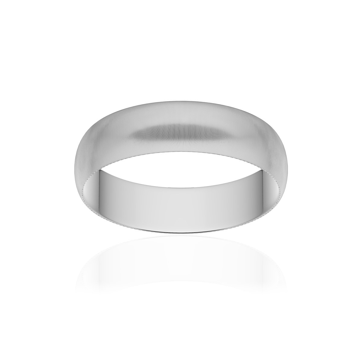 Alliance platine 950 mat ruban 5 mm