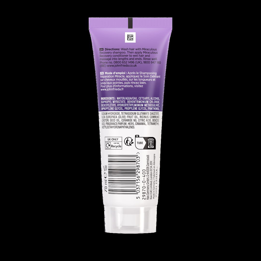 John Frieda Miraculous Recovery Miraculous Recovery Condicionador Reparador - 75ml