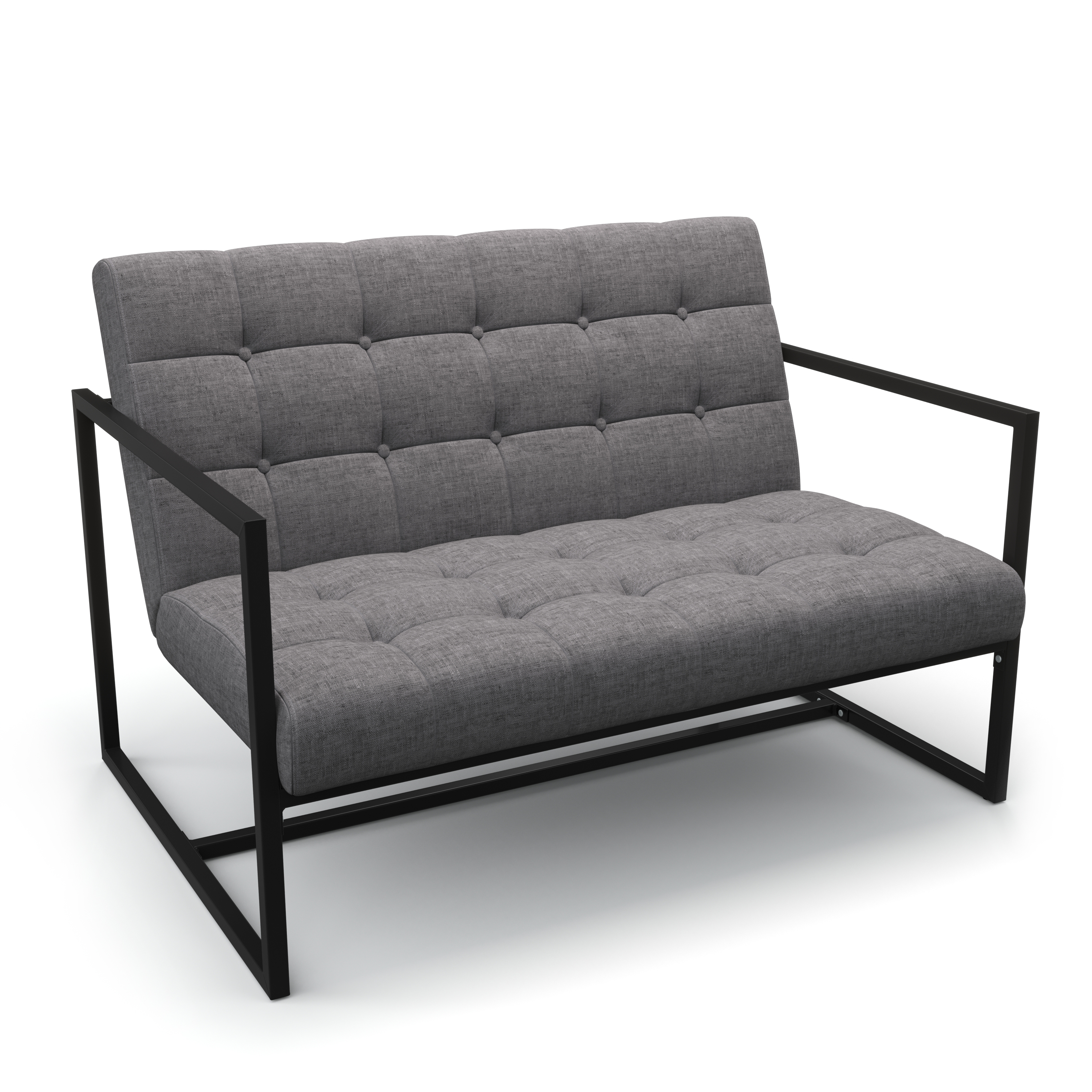 Sofa DEAN 2-Sitzer anthrazit