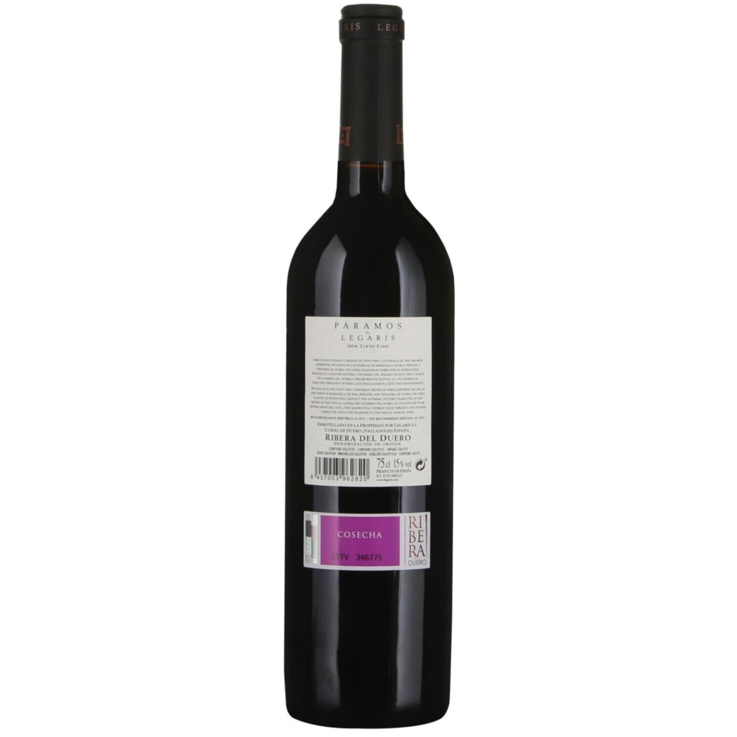 Ribera del Duero DO Pàramos Legaris -75cl
