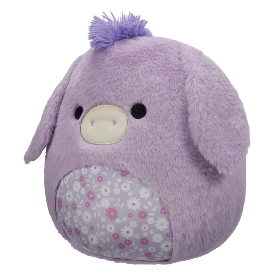 Squishmallows - 30 cm P18 Fuzz A Mallows Bamse - Delzi Donkey
