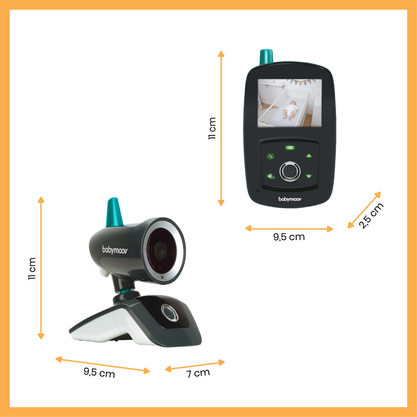 Babyphone vidéo Yoo-travel – Noir