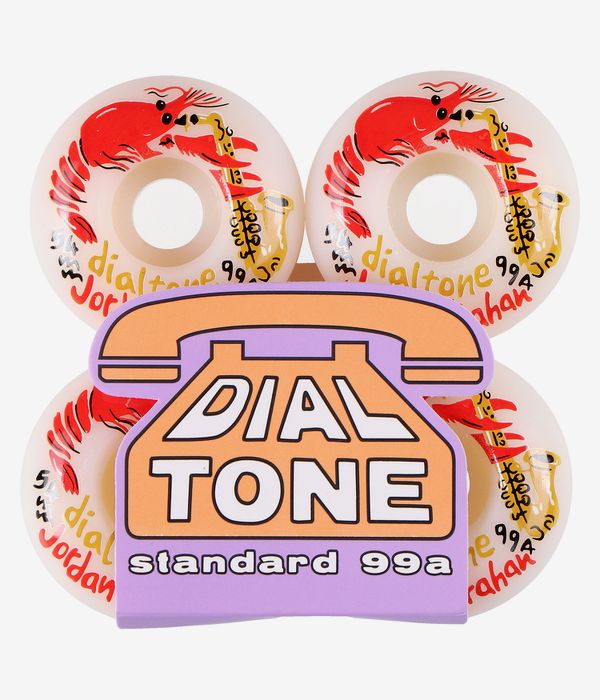 Dial Tone Zydeco Conical Rollen (white) 54mm 99A 4er Pack