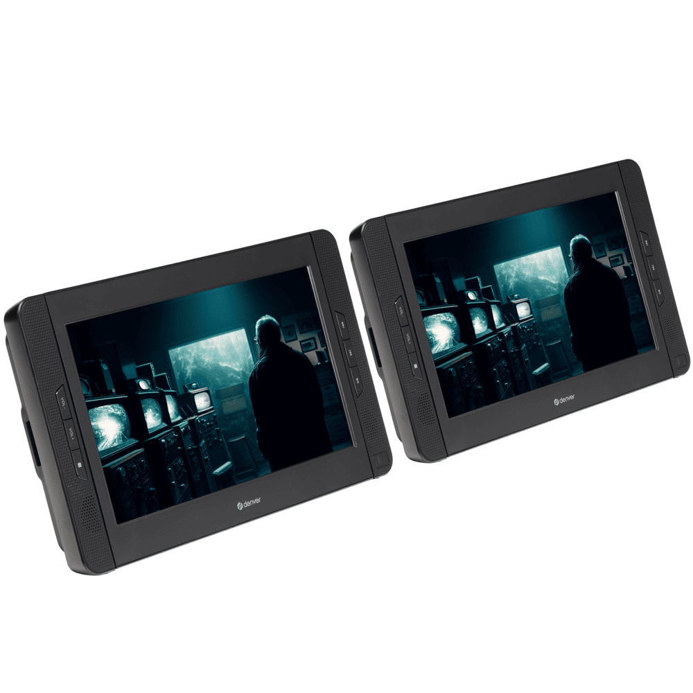 Denver MTW1098 Draagbare DVD speler met 2 schermen