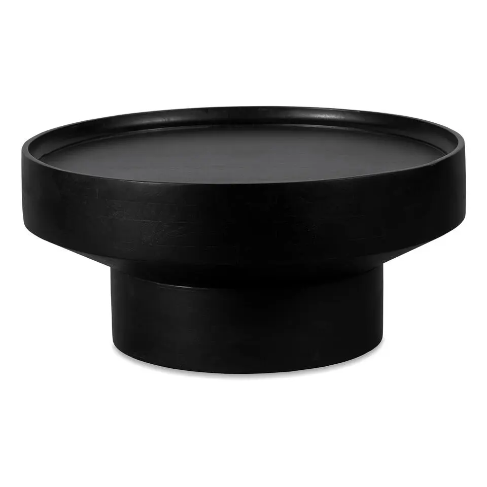 Lewis & Loft Salontafel Luus - FSC® – Rond ⌀80– Zwart