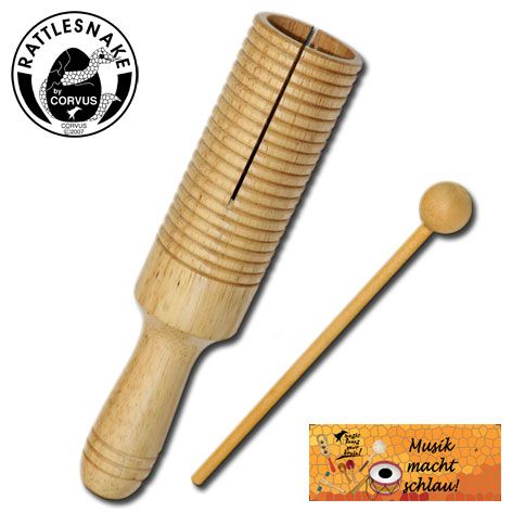 Rattlesnake houten buistrom rasp