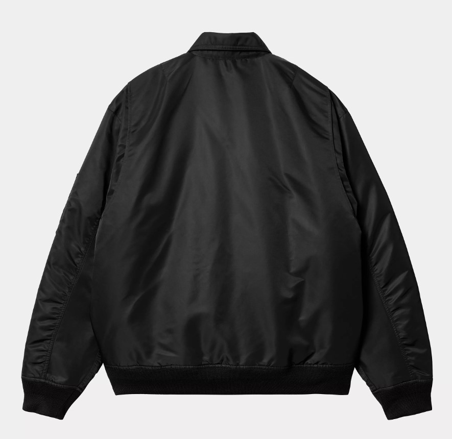 Carhartt WIP Olten Bomber Black / Turmeric