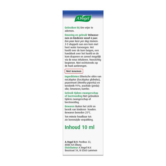 A.Vogel Cinuforce Inhalatiedruppels +Menthol 10 ML