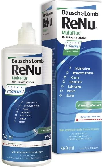 Renu MultiPlus, Solution Multifonctions Fraicheur & Confort, 360 ml