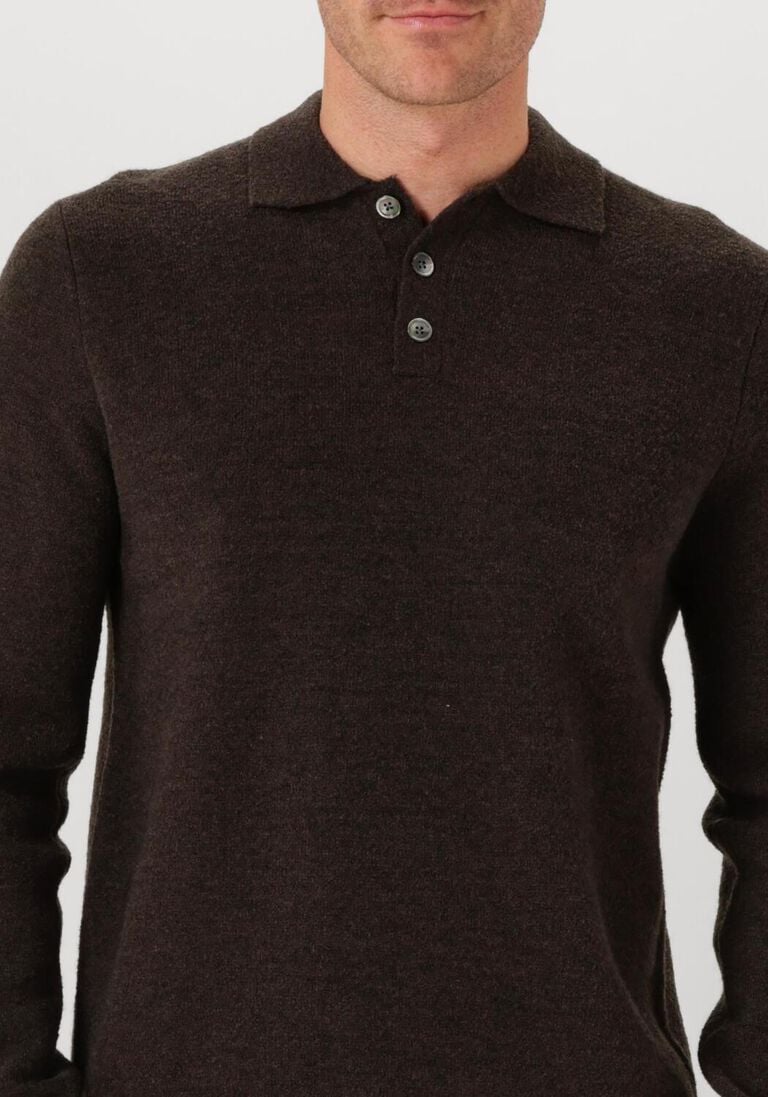 bruine profuomo polo polo ls snow