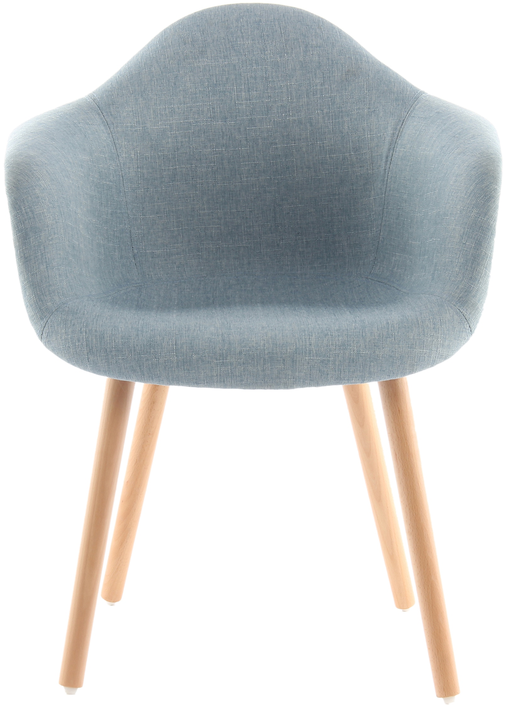 Kayoom Polsterstuhl »Stuhl Winston 325 2er-Set, weiche Sitzfläche aus Schaumstoff« (Set) 2 Stk.attraktiv, Holzbeine, weiche Sitzfläche aus Schaumstoff