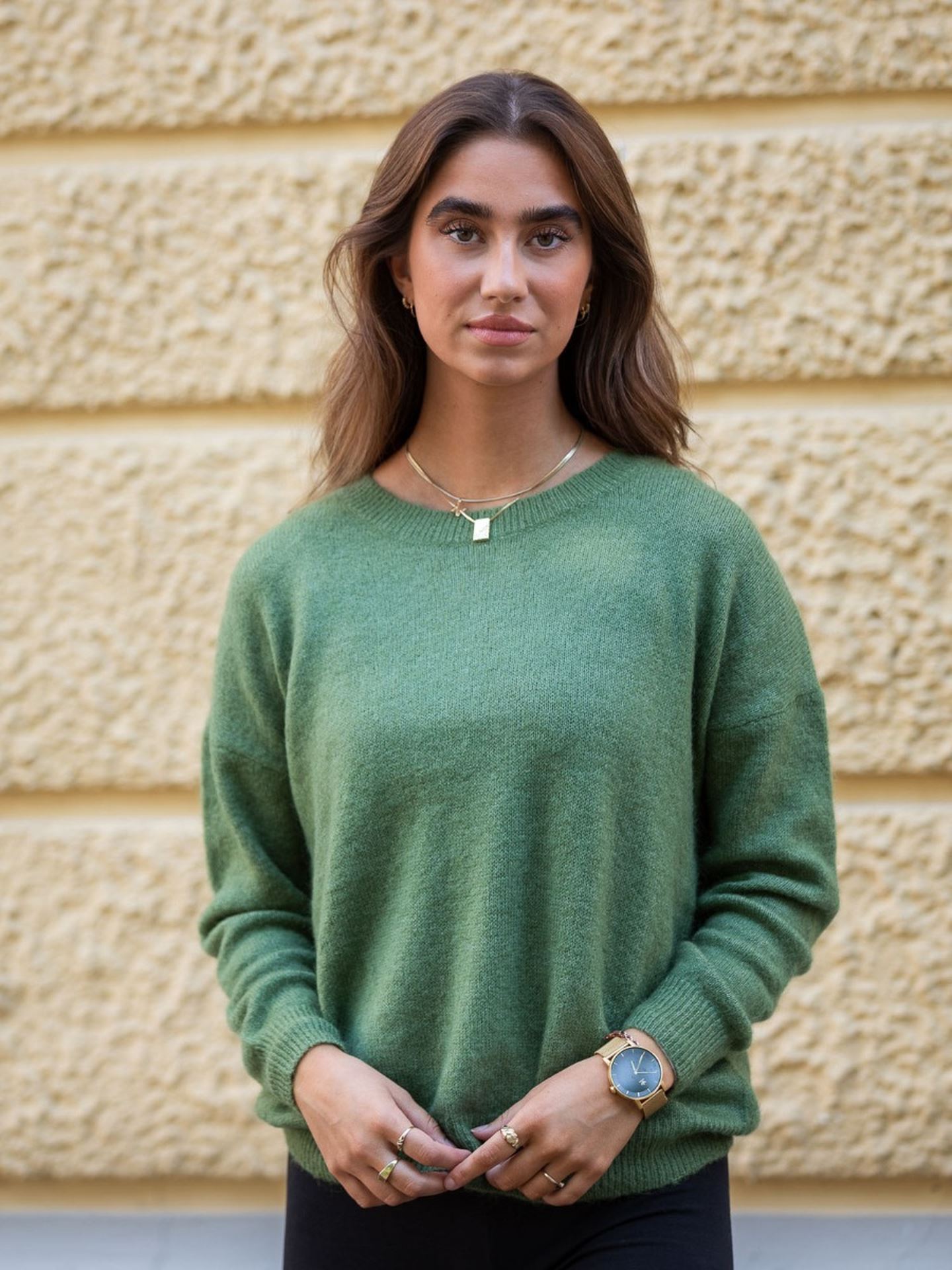 Femme Mohair O-Neck Pullover