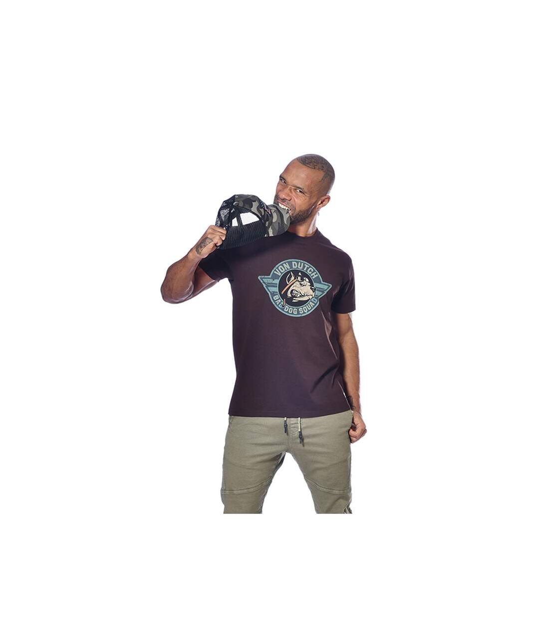 T-shirt  homme col rond avec print