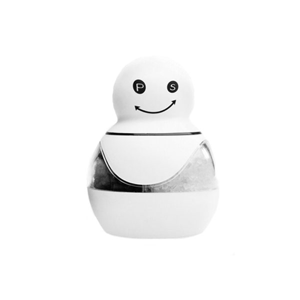 Salière et poivrière 2 en 1 Blanche
