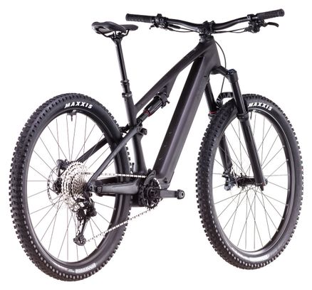 VTT Électrique Tout-Suspendu Cube AMS Hybrid One44 C:68X Race 400X Shimano Deore XT 12V 400 Wh 29'' Noir Blackline 2025