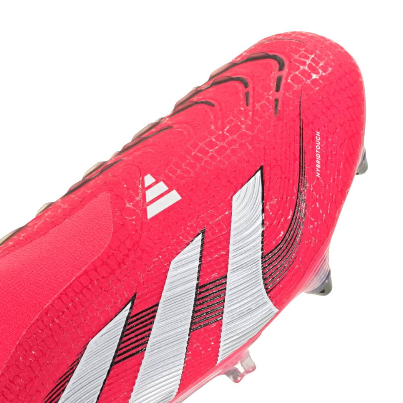 Adidas Predator Elite Veterloze IJzeren-Nop Voetbalschoenen (SG) Rood Wit Zwart