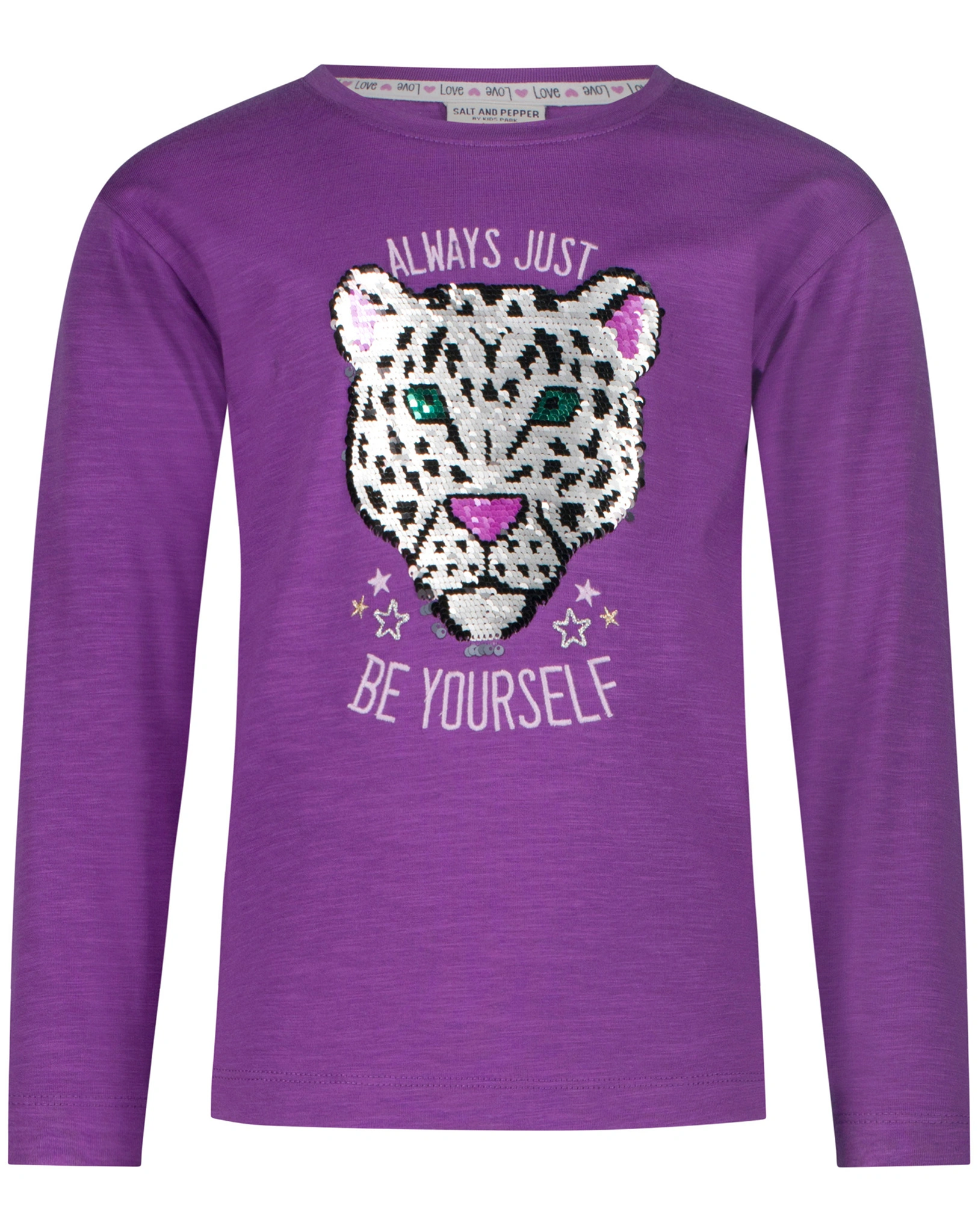 Langarmshirt GOOD TIMES - LEO HEAD in grape