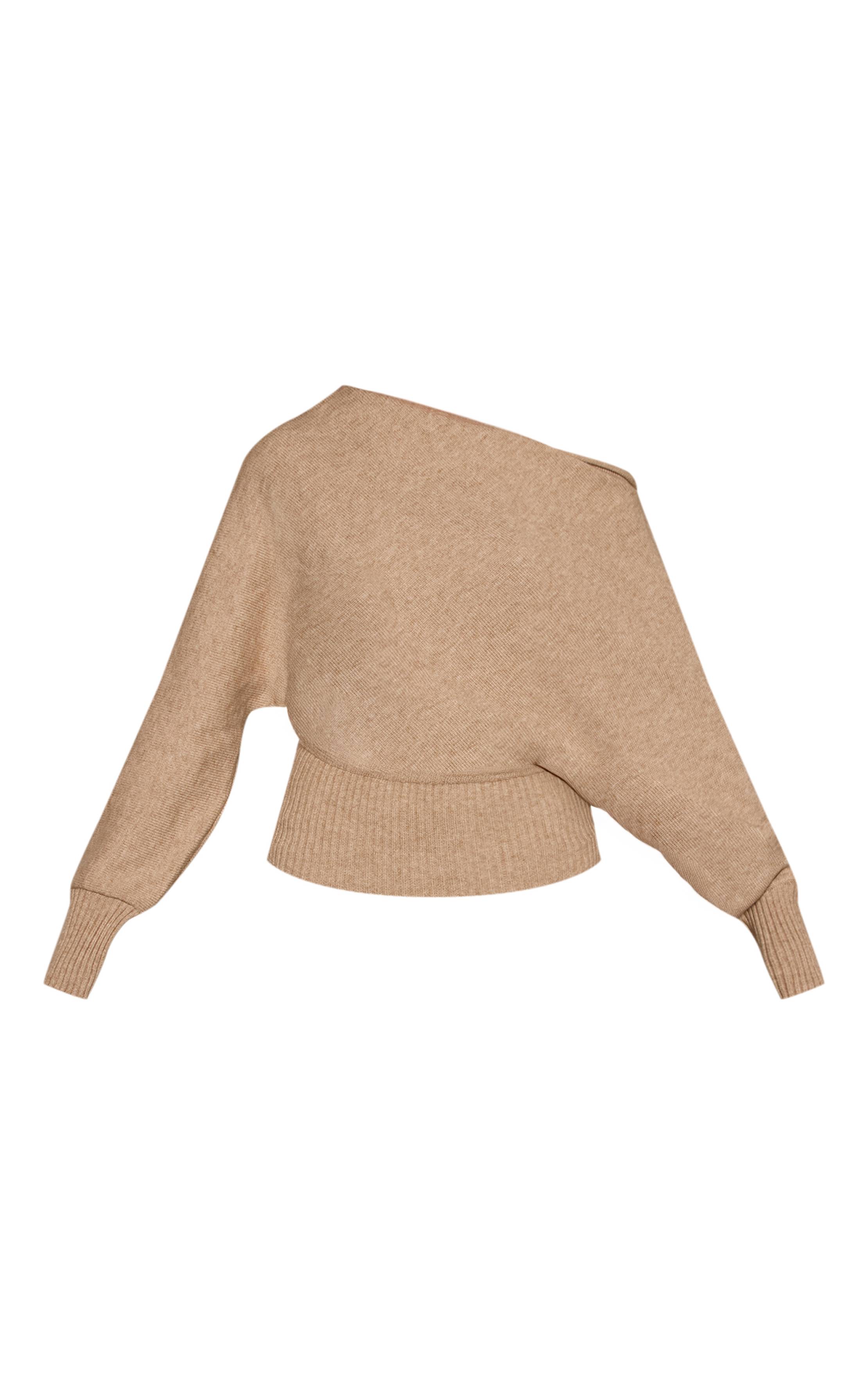 Beige Synthétiquell Ample Décontracté Avec Taille Côtelée
