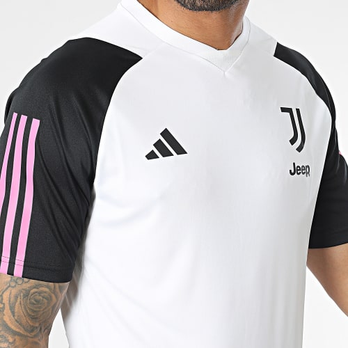 Maillot De Foot Slim Juventus HZ5055 Blanc Noir