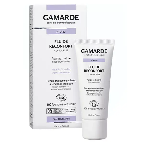 Gamarde Fluido Orgânico para Conforto Atópico 40ml