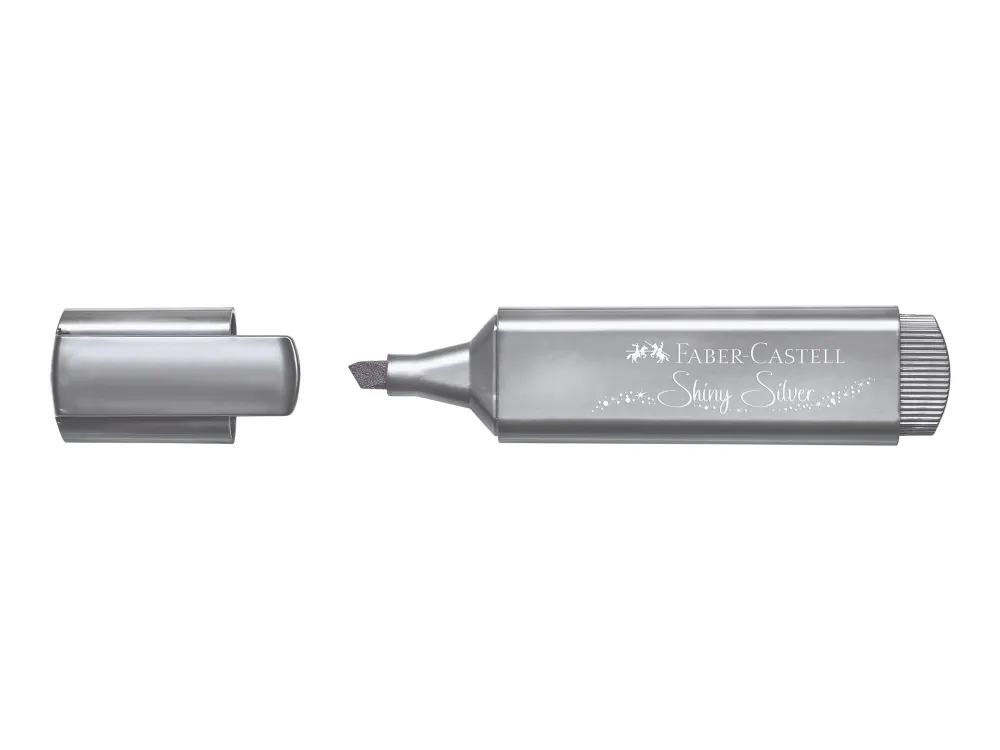 Faber-Castell TEXTLINER 46 Metallic - Highlighter - skinnende sølv - vandbaseret blæk - 1-2-5 mm