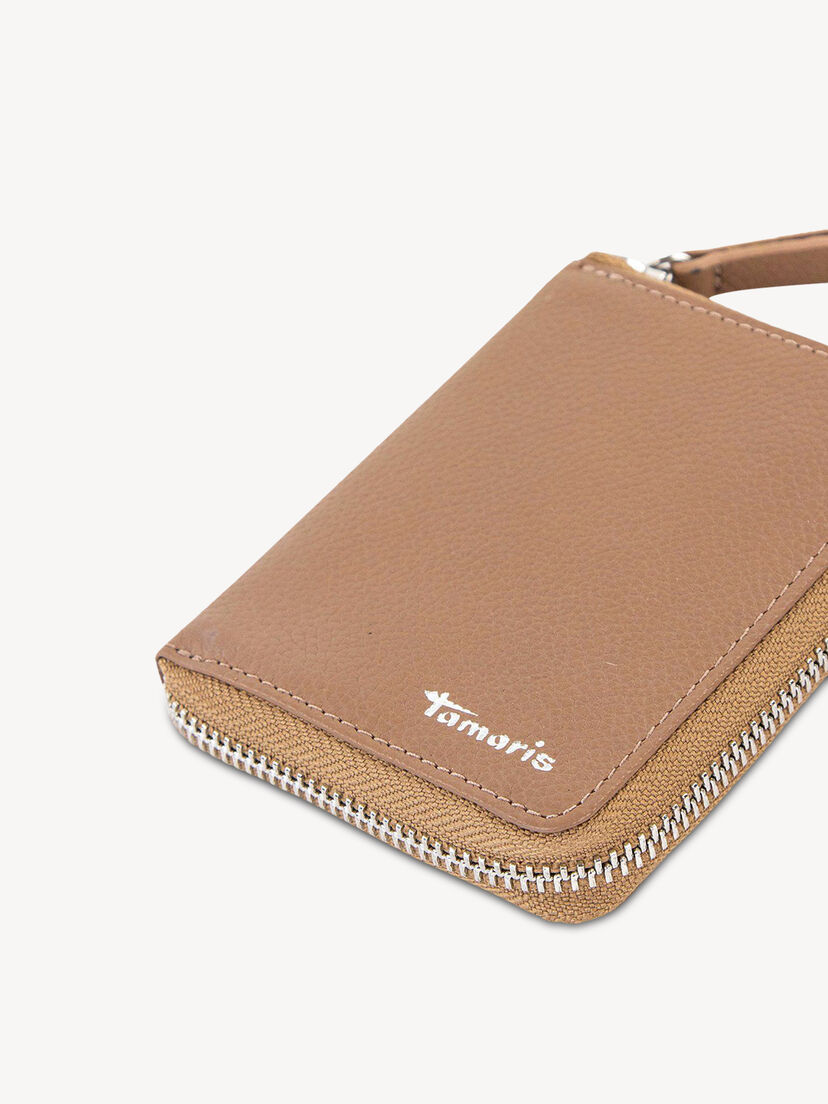 Leren Portemonnee - beige