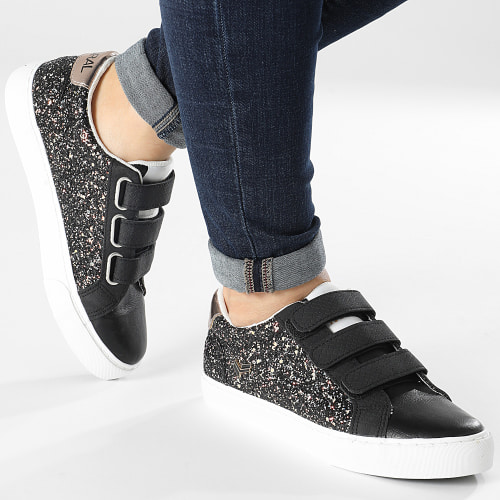 Baskets Femme Toundra 63152 Noir Glitter