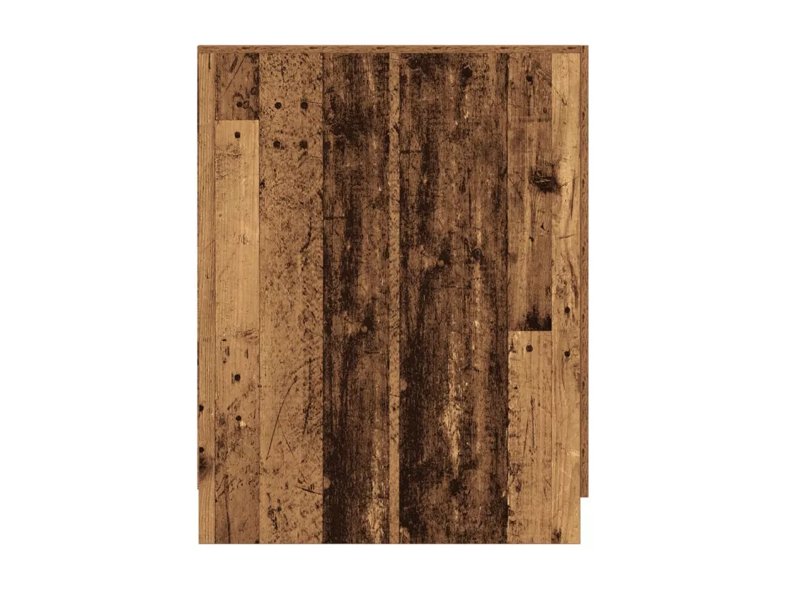 Meuble pour machine à laver vieux bois 70,5x71,5x91,5 cm