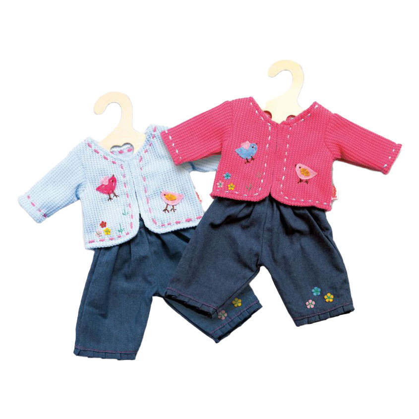 Jack met Spijkerbroek Roze, 35-45 cm