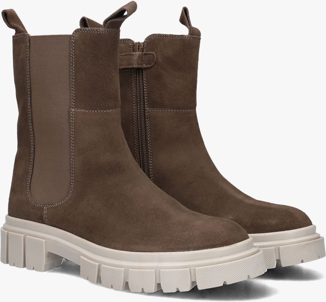 APPLES & PEARS taupe apples & pears chelsea boots b0011110