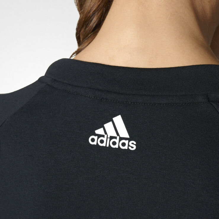 adidas Essential Lin Sweatshirt Sort