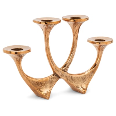 Adventsleuchter Bronzeguss